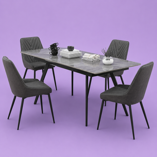 Leyera 5 Pc Dining Set