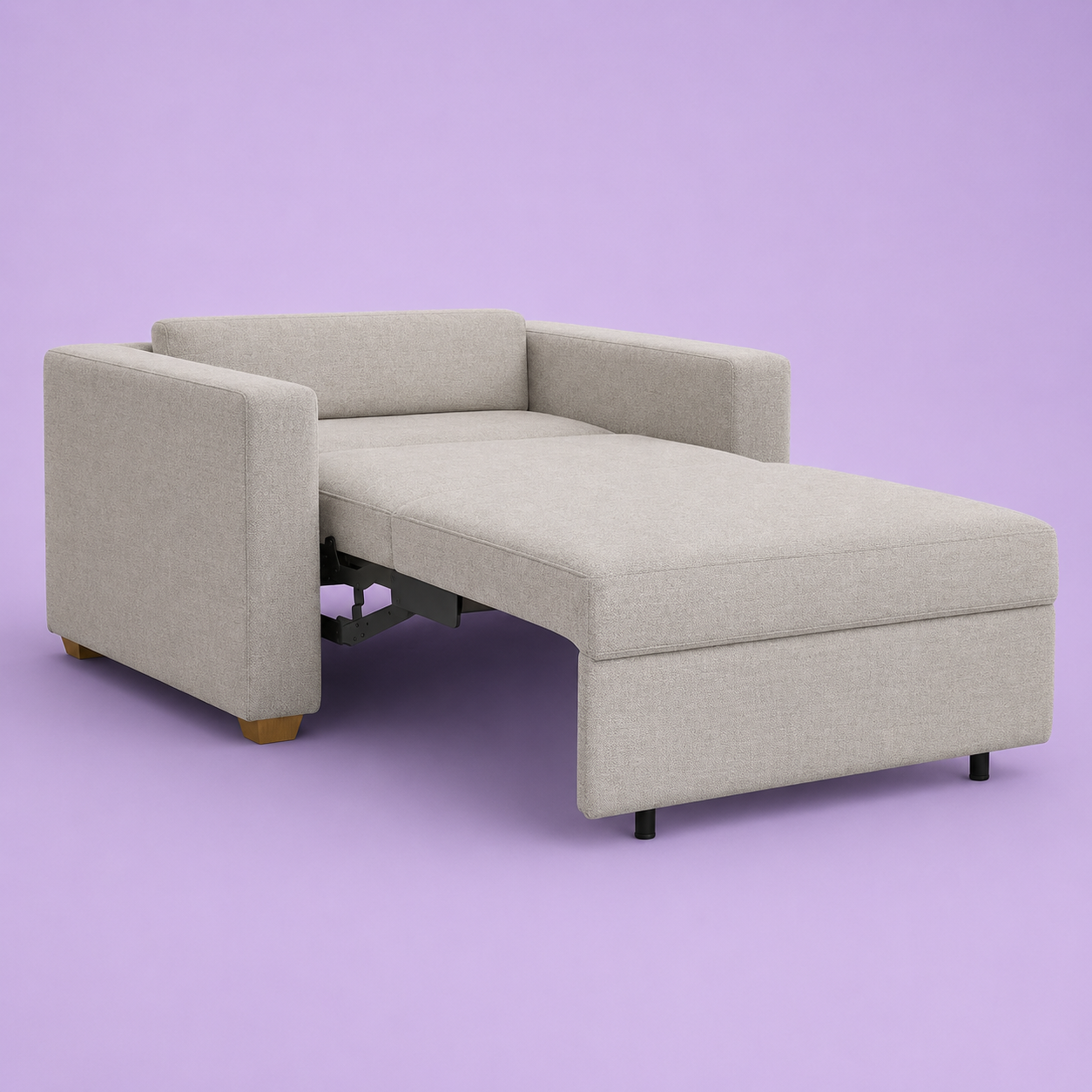 Dillard Fabric Twin Size Convertible Sleeper Chair