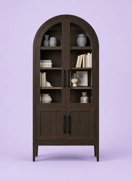 Aspen 80" Bookcase Brown