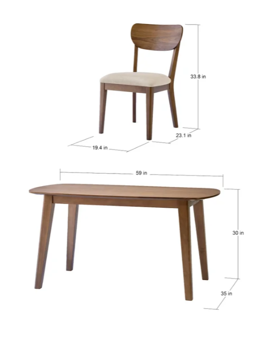 Point Reyes 5-piece Dining Set